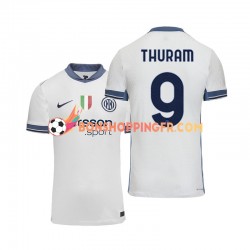 Maillot Extérieur Inter Milan Marcus Thuram 9 2024-2025 Manches Courtes Homme