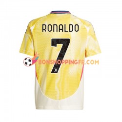 Maillot Extérieur Juventus Cristiano Ronaldo 7 2024-2025 Manches Courtes Homme