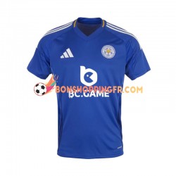 Maillot Domicile Leicester City 2024-2025 Manches Courtes Homme