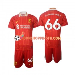 Maillot Domicile Liverpool Alexander-Arnold 66 2024-2025 Manches Courtes Jeune Enfant(+shorts)