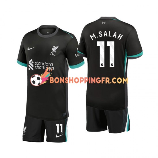 Maillot Extérieur Liverpool M.Salah 11 2024-2025 Manches Courtes Jeune Enfant(+shorts)