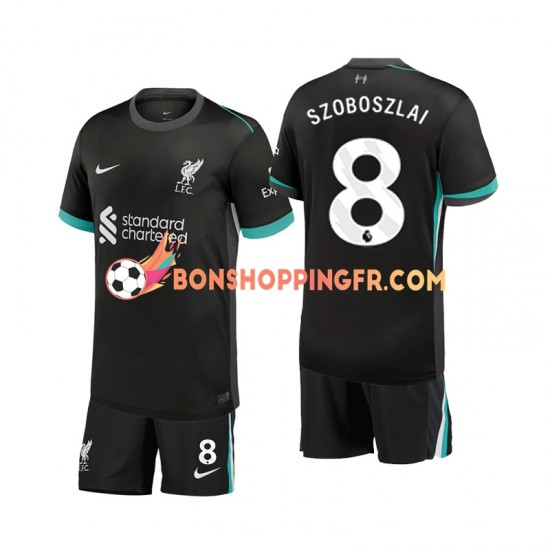 Maillot Extérieur Liverpool Szoboszlai 8 2024-2025 Manches Courtes Jeune Enfant(+shorts)