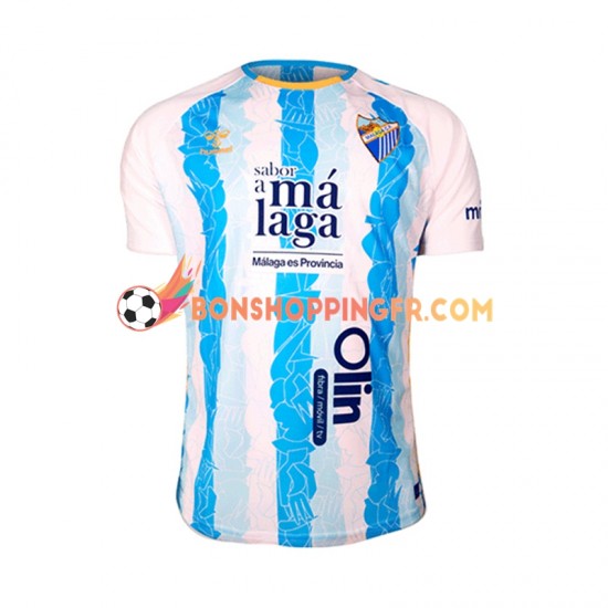 Maillot Domicile Málaga CF 2024-2025 Manches Courtes Homme