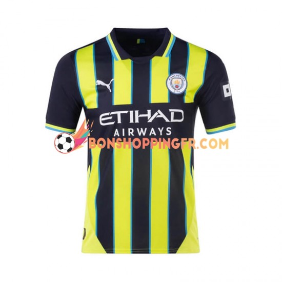 Maillot Extérieur Manchester City 2024-2025 Manches Courtes Homme