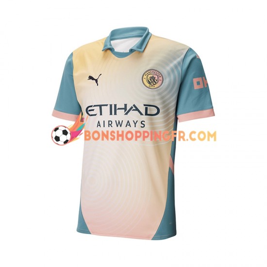 Maillot 4ème Manchester City 2024-2025 Manches Courtes Homme