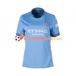 Maillot Domicile Manchester City 2024-2025 Manches Courtes Femme