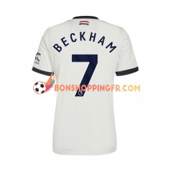 Maillot 3ème Manchester United Beckham 7 2024-2025 Manches Courtes Homme