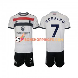 Maillot 3ème Manchester United Cristiano Ronaldo 7 2024-2025 Manches Courtes Jeune Enfant(+shorts)