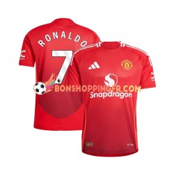 Maillot Domicile Manchester United Cristiano Ronaldo 7 2024-2025 Manches Courtes Homme