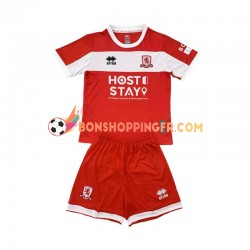 Maillot Domicile Middlesbrough 2024-2025 Manches Courtes Jeune Enfant(+shorts)