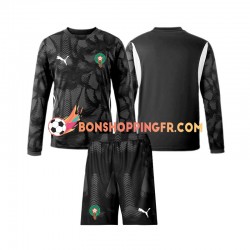 Maillot 3ème Maroc Gardien 2024 Manches Longues Jeune Enfant(+shorts)