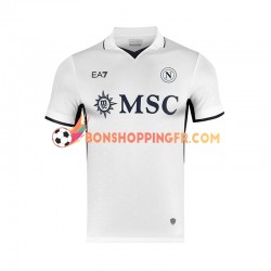 Maillot Extérieur Naples 2024-2025 Manches Courtes Homme