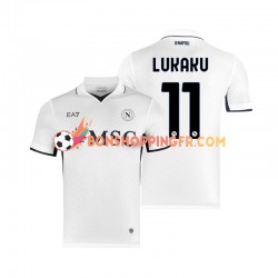 Maillot Extérieur Naples Lukaku 11 2024-2025 Manches Courtes Homme