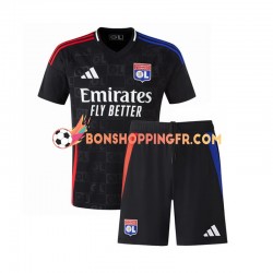 Maillot Extérieur Olympique Lyonnais 2024-2025 Manches Courtes Jeune Enfant(+shorts)