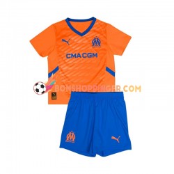 Maillot 3ème Olympique de Marseille 2024-2025 Manches Courtes Jeune Enfant(+shorts)