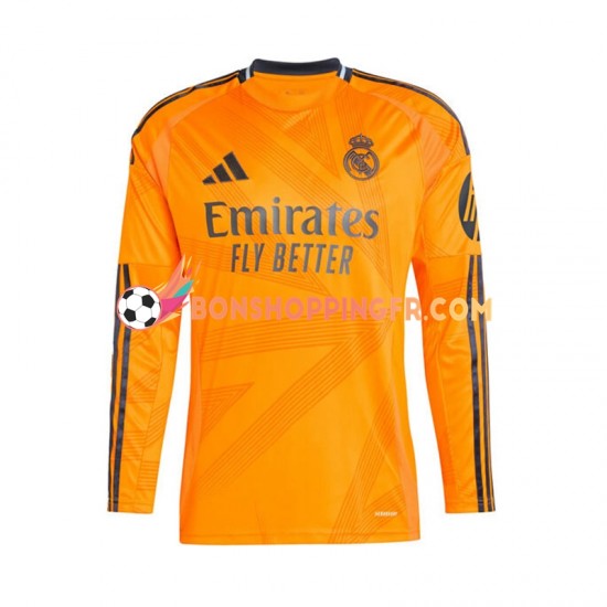 Maillot Extérieur Real Madrid 2024-2025 Manches Longues Homme