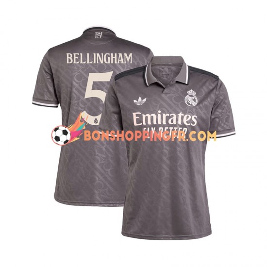 Maillot 3ème Real Madrid BELLINGHAM 5 2024-2025 Manches Courtes Homme