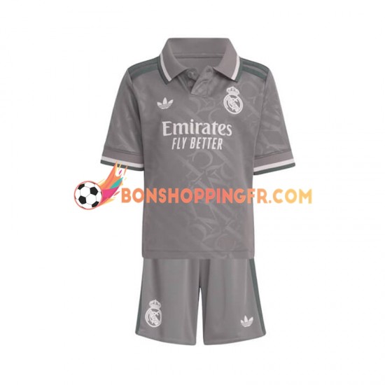 Maillot 3ème Real Madrid 2024-2025 Manches Courtes Jeune Enfant(+shorts)