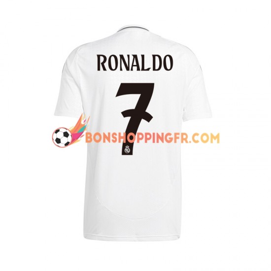 Maillot Domicile Real Madrid Cristiano Ronaldo 7 2024-2025 Manches Courtes Homme