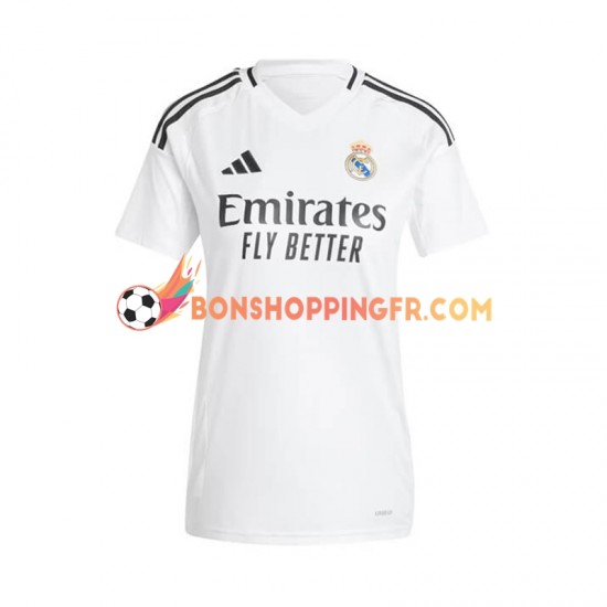 Maillot Domicile Real Madrid 2024-2025 Manches Courtes Femme