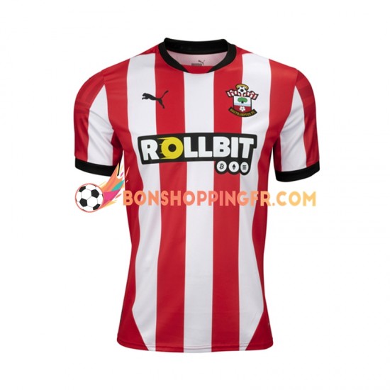 Maillot Domicile Southampton 2024-2025 Manches Courtes Homme