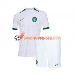 Maillot Extérieur Sporting CP 2024-2025 Manches Courtes Jeune Enfant(+shorts)