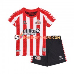 Maillot Domicile Sunderland 2024-2025 Manches Courtes Jeune Enfant(+shorts)