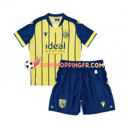 Maillot Extérieur West Bromwich Albion 2024-2025 Manches Courtes Jeune Enfant(+shorts)